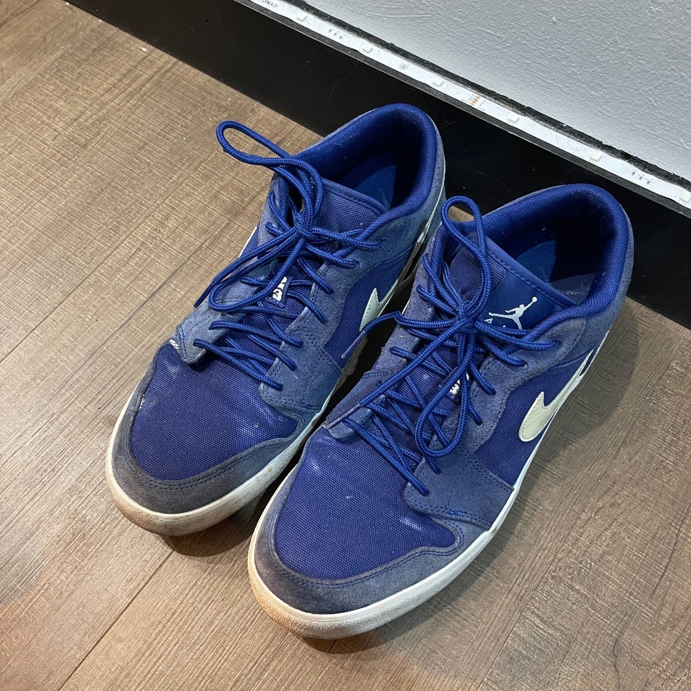 Low Blue Jordans